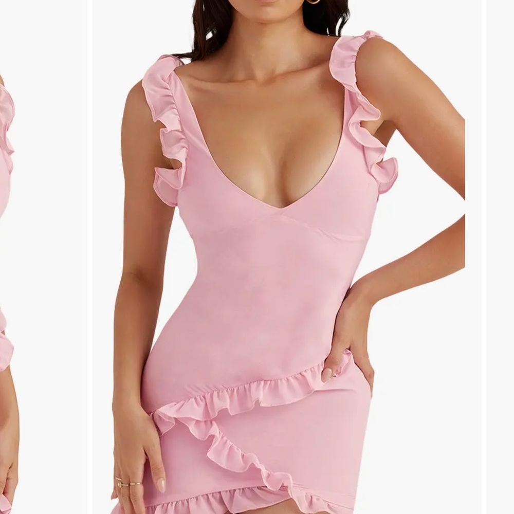 House of CB Tania Ruffle Mini Dress